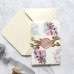 Invitation Card with Wax Seal Wedding Card with Vellum Paper Cover Customized Decoration
